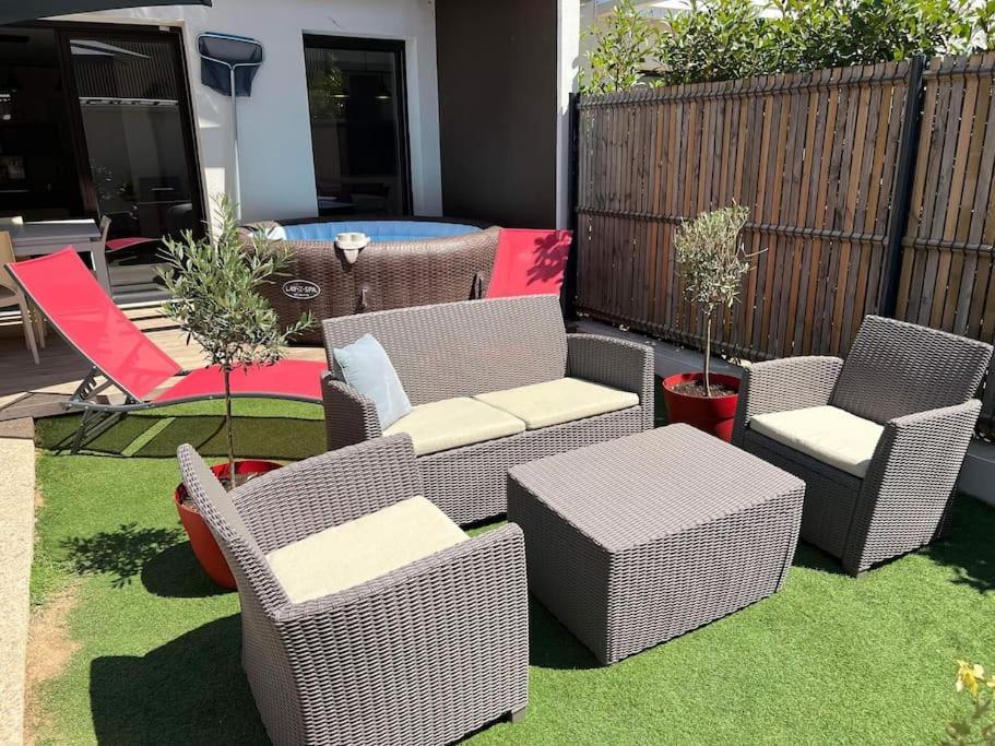 Maison 100M2 - Jaccuzzi, Jardin, 10 Min Plages Saint-Jean-de-Vedas Luaran gambar
